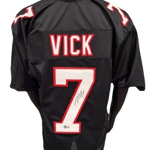 Michael Vick Autographed Atlanta Falcons Jersey XL; Beckett COA
